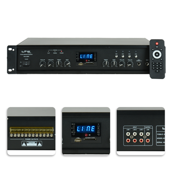 Wzmacniacz 100V 90W USB SD FM BT LTC
